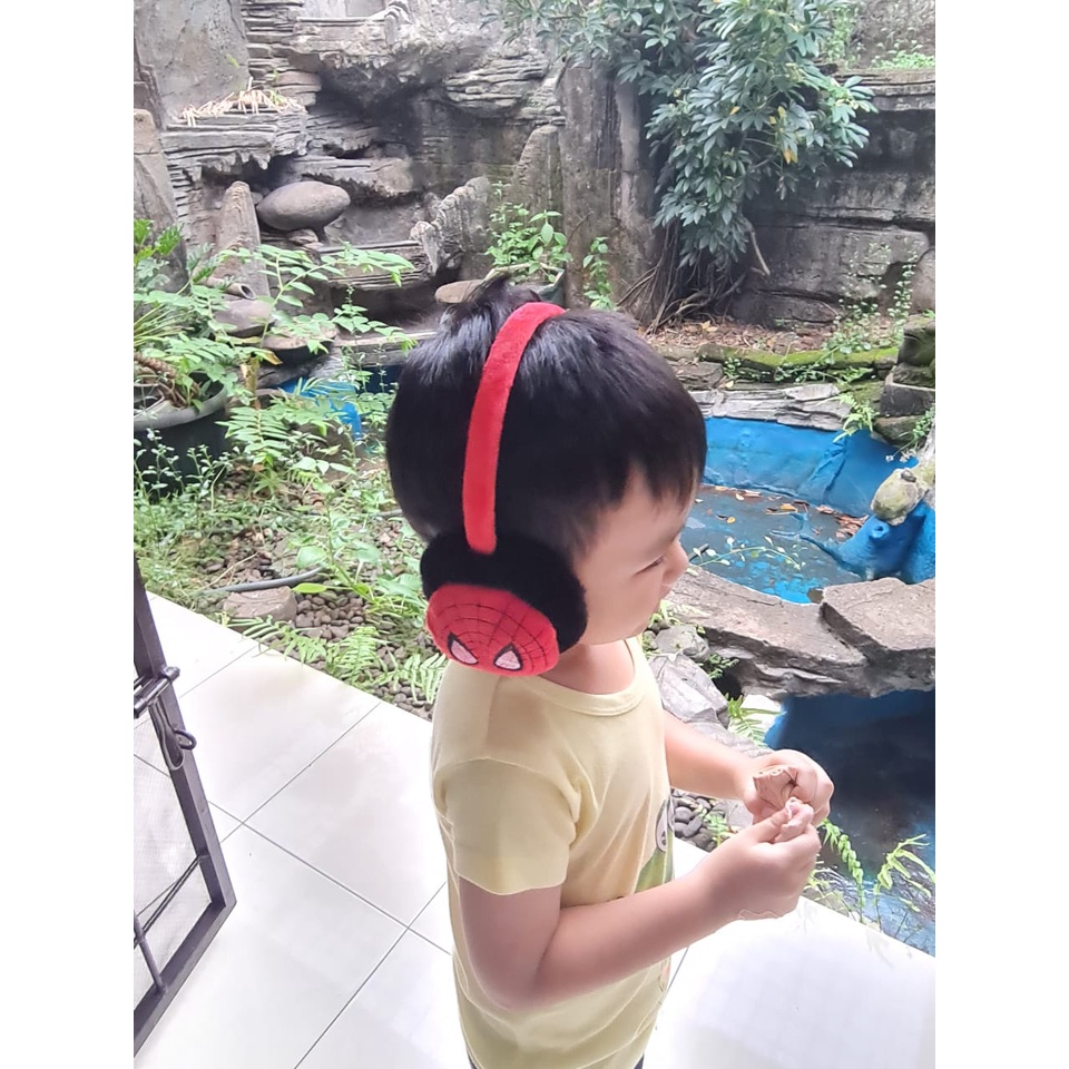 Earmuff Tutup Telinga Musim Dingin Earwarmer Karakter Marvel