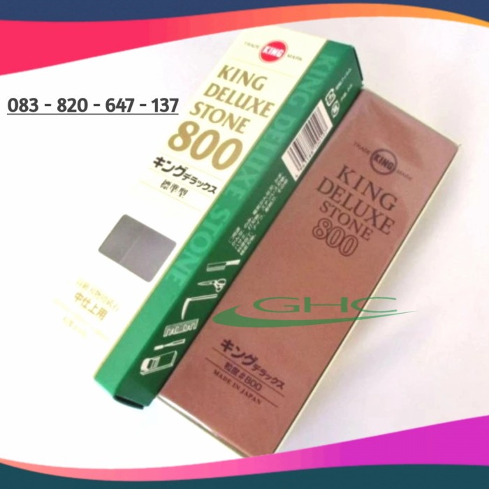 Batu Asah King Grit 800 Japan Batu pengasah pisau golok grit 800 ORIGINAL JAPAN