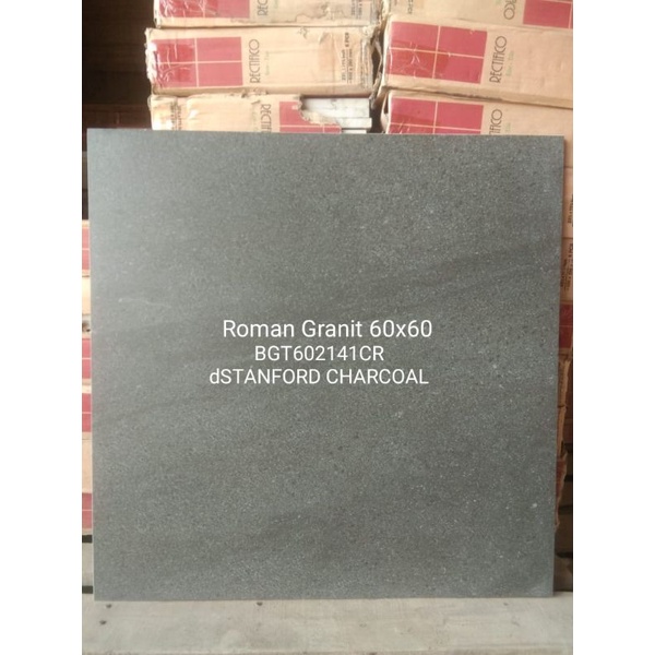 GRANIT MURAH 60X60 ROMAN GT602141CR DSTANFORD CHARCOAL