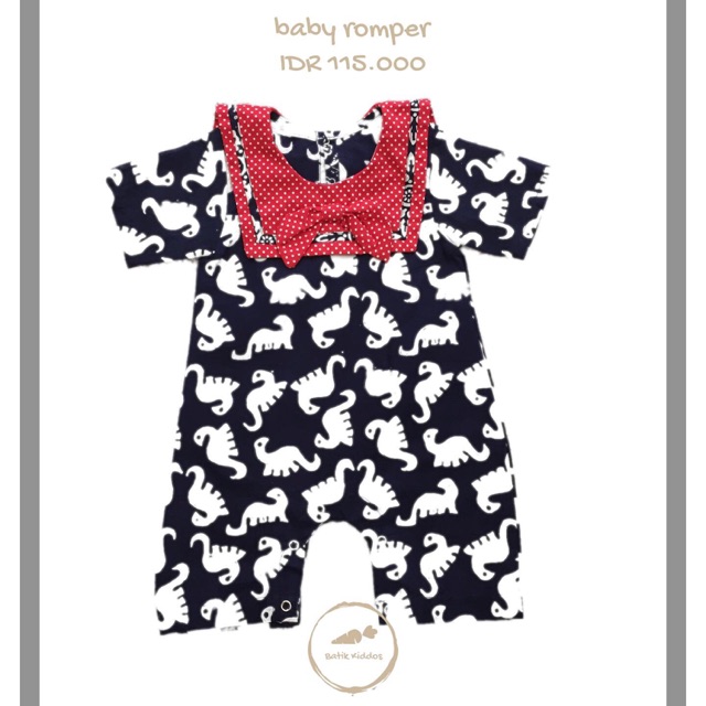 JUMPER BATIK SAILOR KADO BAYI NEWBORN BAJU AQIQAH LUCU