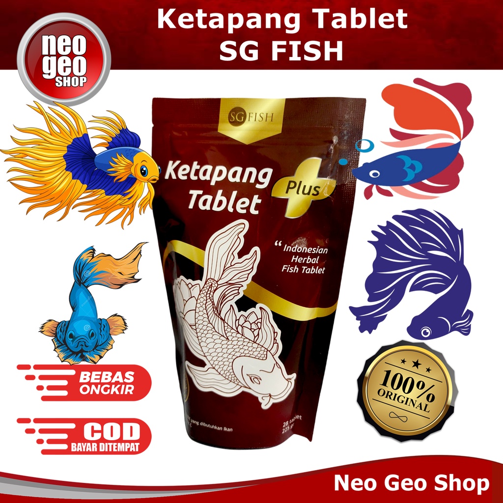 KETAPANG TABLET 225GR 225 GR PLUS EKSTRAK SG FISH