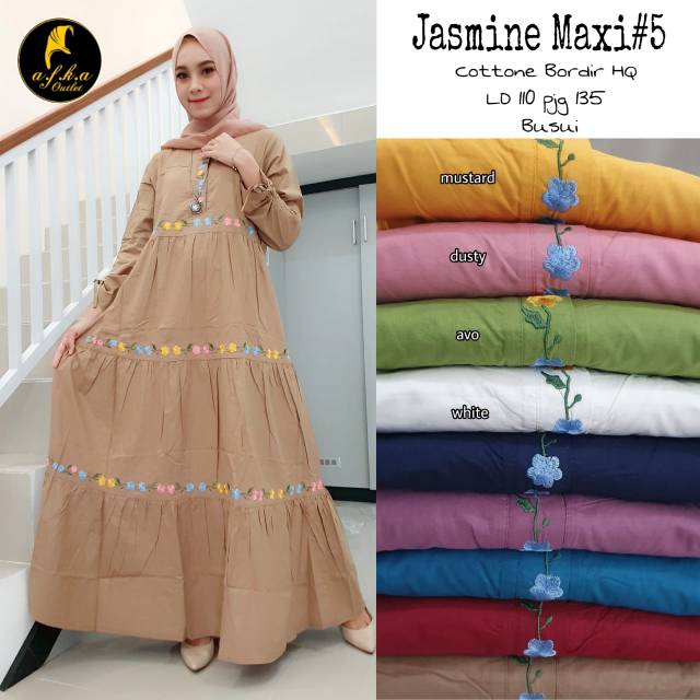 DRESS MUSLIM / GAMIS / JASMINE DRESS
