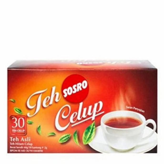 

[COD] Sosro Teh Celup 2 gr x 30 pcs (1 bos isi 10 kotak) [COD]