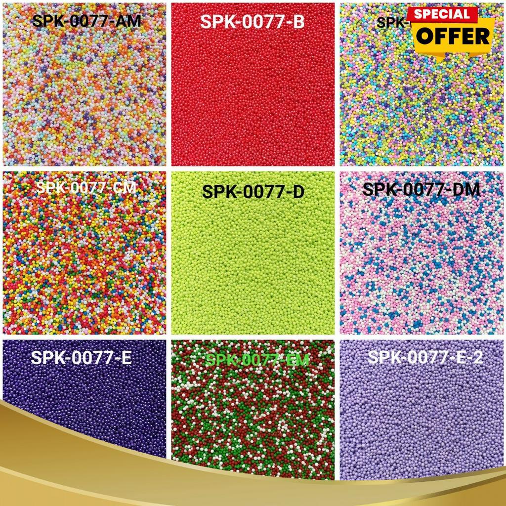 

HOT PRODUCT GRSPK77 Group 2 Sprinkles sprinkle sprinkel 1kg 1 kg kilo mutiara yamama baking grosir murah sprinkles cake dekorasi mutiara trimit decoration story sprinklestory sprinklesstory sprinkle story yamama baking