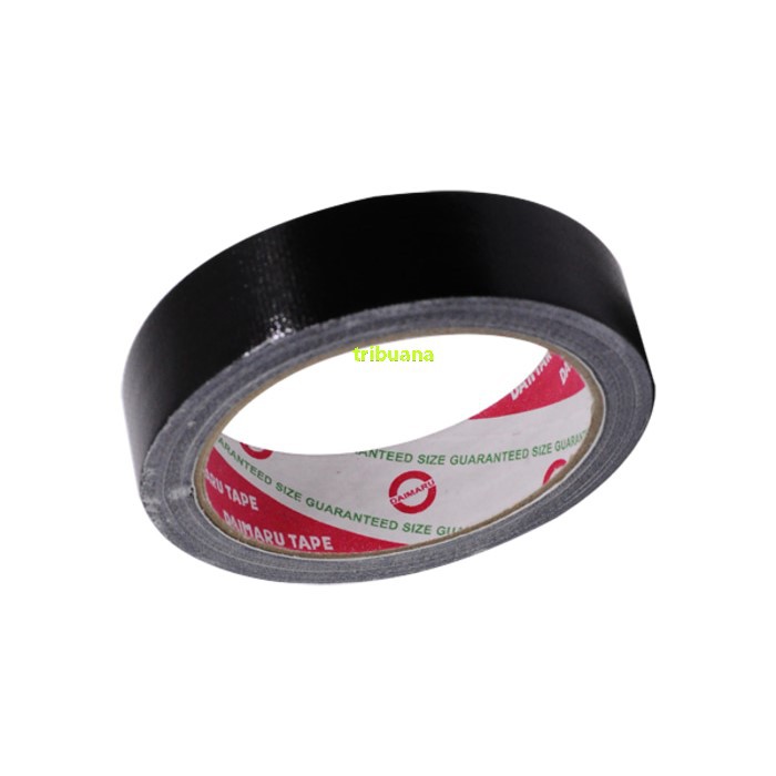 

Lakban Kain/Cloth Tape Hitam 1"/24 mm Daimaru