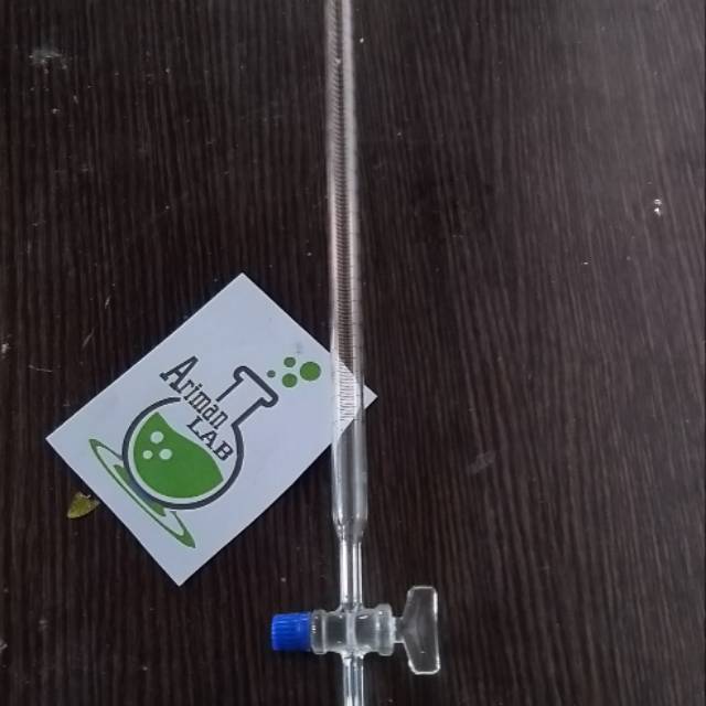 Buret 50 ml Kran Glass PYREX Class A