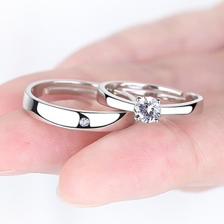 Jual SALE! DAPAT SEPASANG! CINCIN COUPLE SILVER S925. CINCIN TUNANGAN