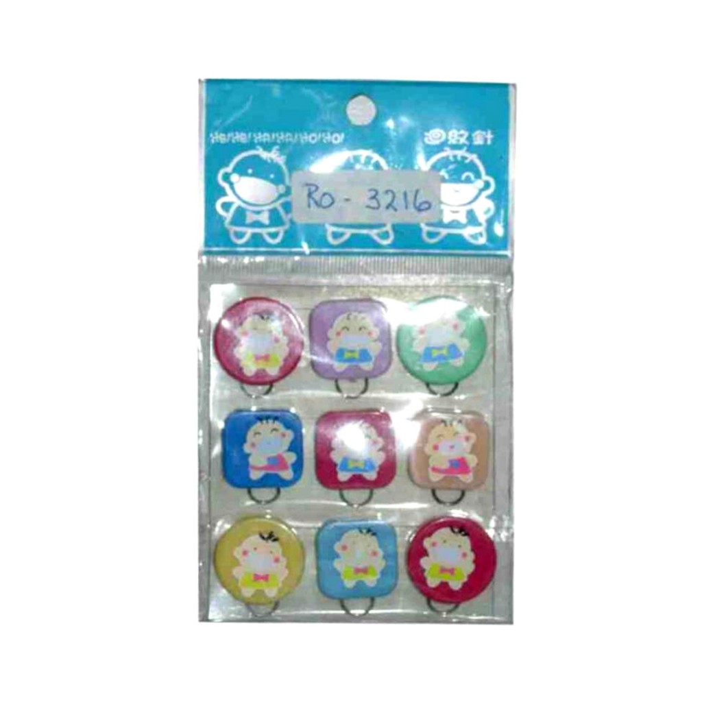 

Soundy Mini Paper Clip RO-3216 (9 pcs) / Penjepit kertas murah / gift