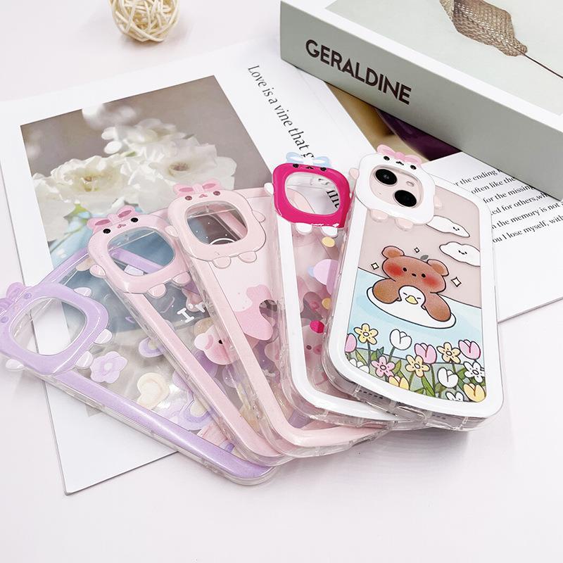 Case Pelindung Motif Kartun Monster Perempuan Untuk IPhone X 11 Xr s13