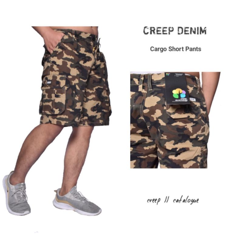 [COD] CELANA CARGO PENDEK ARMY ORIGINAL CREEP