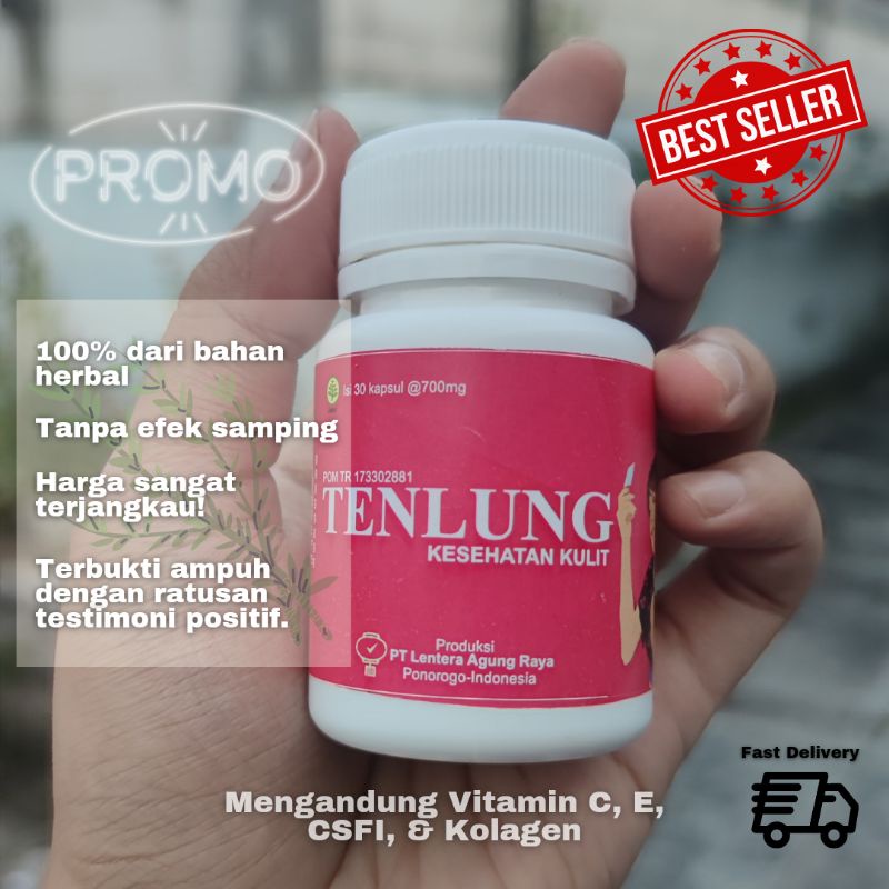 Pemutih Kulit Herbal Alami Tenlung Original | Merawat Kesehatan Kulit Wanita Pria Ibu Hamil Menyusui