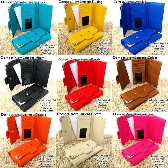 Dompet Wanita Murah Lacoste Lauren  Branded Kw Super Ungu