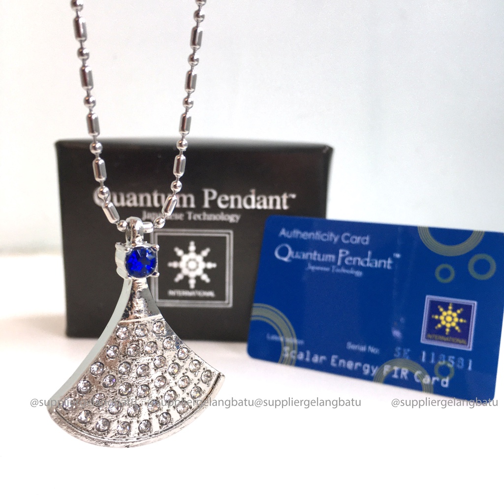 KALUNG KESEHATAN quantum Pendant KIPAS PERMATA GERMANIUM bersertifikat