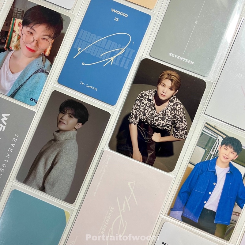 SEVENTEEN Woozi gomagz white dicon incomplete caratland2019 photocard tc pc