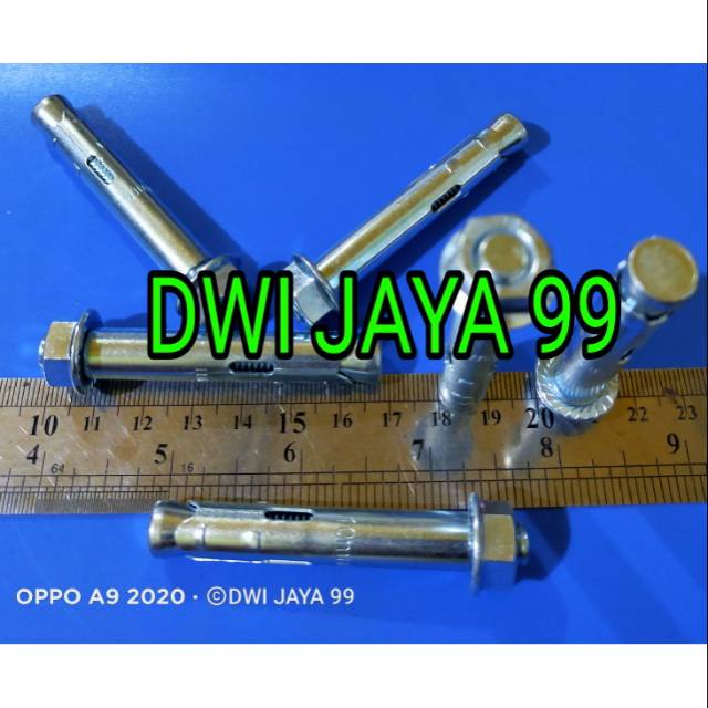 Dynabolt putih 10x60 mm baut dinabolt