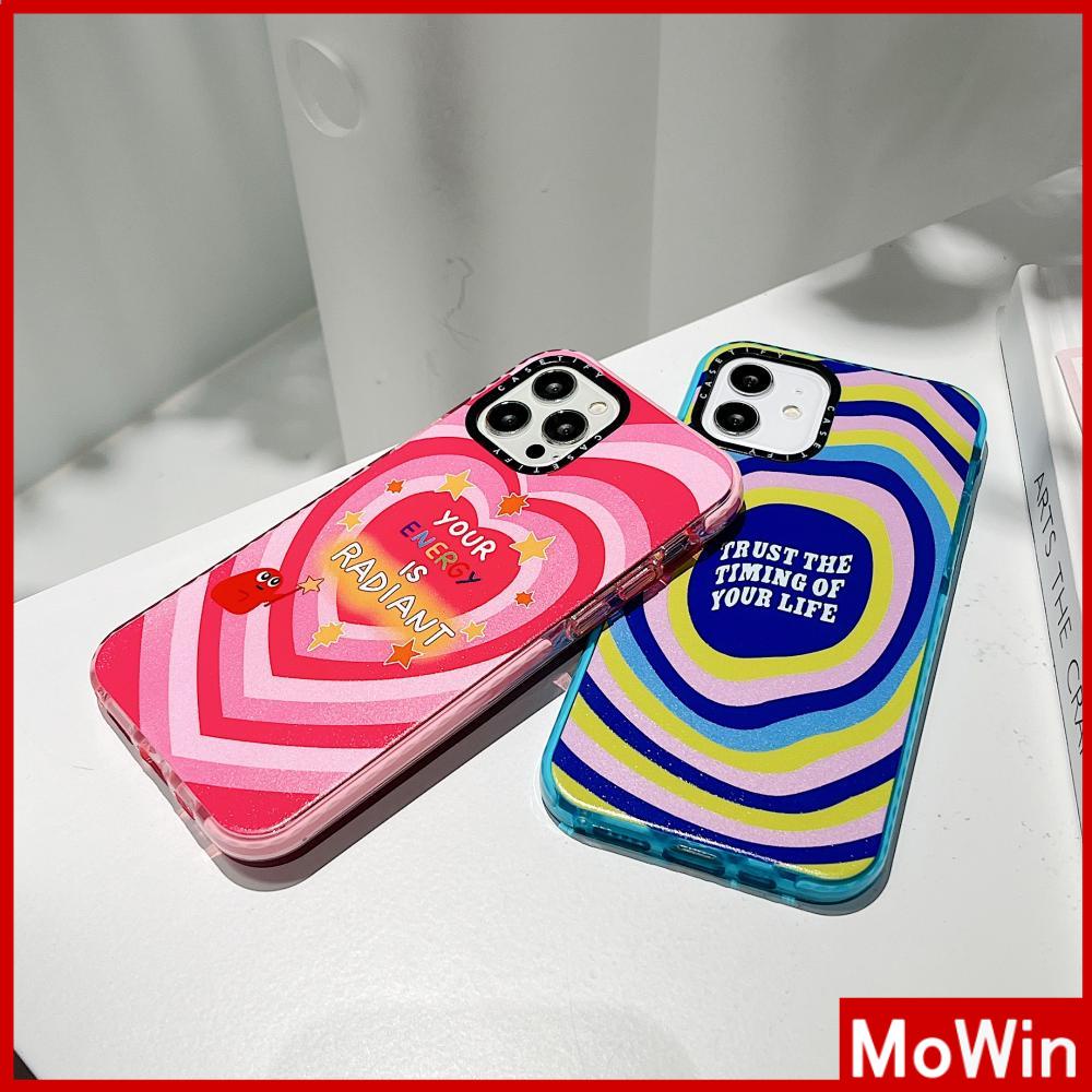 iPhone Case Thick Silicone Soft Case Clear Case Shockproof Camera Protection Heart Gradient Compatible For iPhone 11 iPhone 13 Pro Max iPhone 12 Pro Max iPhone 7 Plus iPhone xr