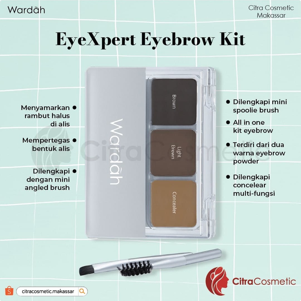 Wardah Eyexpert Eyebrow Kit 3Gr