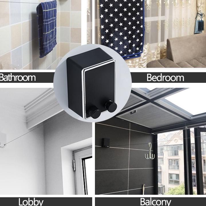 LANGSUNG ATC.. olla Jemuran tak terlihat 20kg/ jemuran teleskopik dalam ruangan / pukulan gratis / j