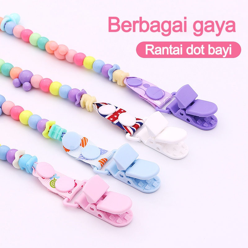 Pacifier Clip/Tali Empeng/Tali Dot BPA Free untuk Anak Bayi L269