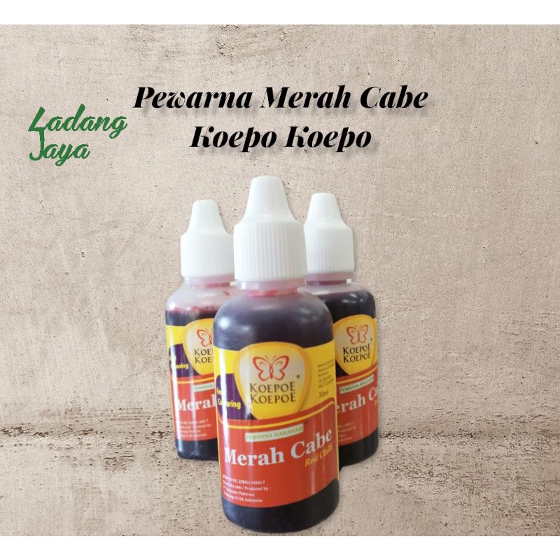 

Pewarna Makanan Merah Cabe Koepoe Koepoe 30 ml