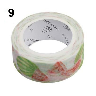 Japanese Washi Tape - Flower and Animal Set (1.5cmx7m)