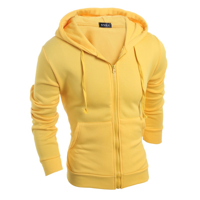 solid yellow hoodie