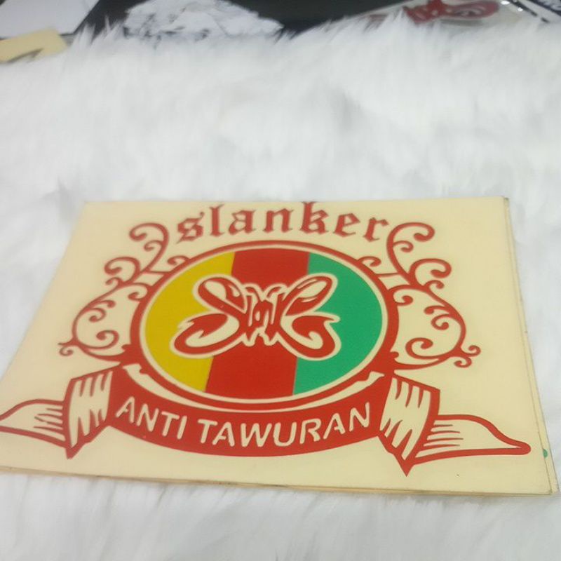 Cutting Sticker Slanker Anti Tawuran