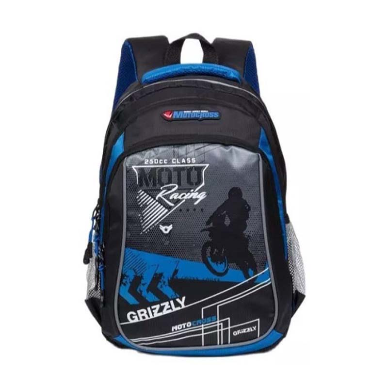 TAS BACKPACK RANSEL PRIA SEKOLAH KULIAH KERJA MOTO RACING GRIZZLY ARISTA 2022