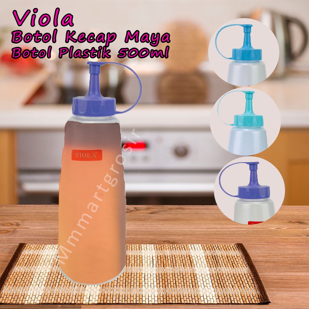 Viola / Botol Kecap Maya / Botol Plastik / 500ml