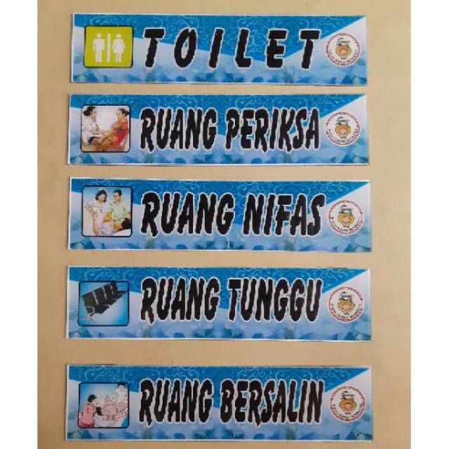 

Papan Penujuk Ruang Akrilik (5 pacs)