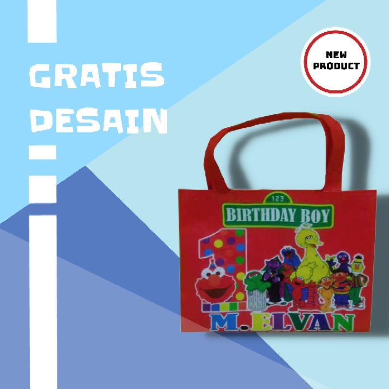 

Tas Ultah spunbond/Souvenir/Goodiebag murah