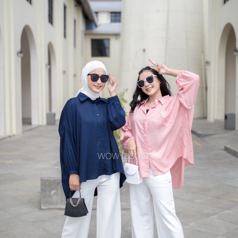 Kemeja wanita oversize //Kemeja kerja K.7001