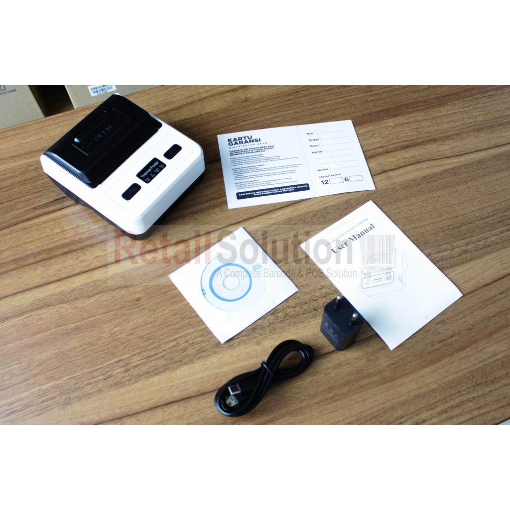 Printer Kasir Thermal Bluetooth Portable RPP02N - Iware MP8008 / MP-8008