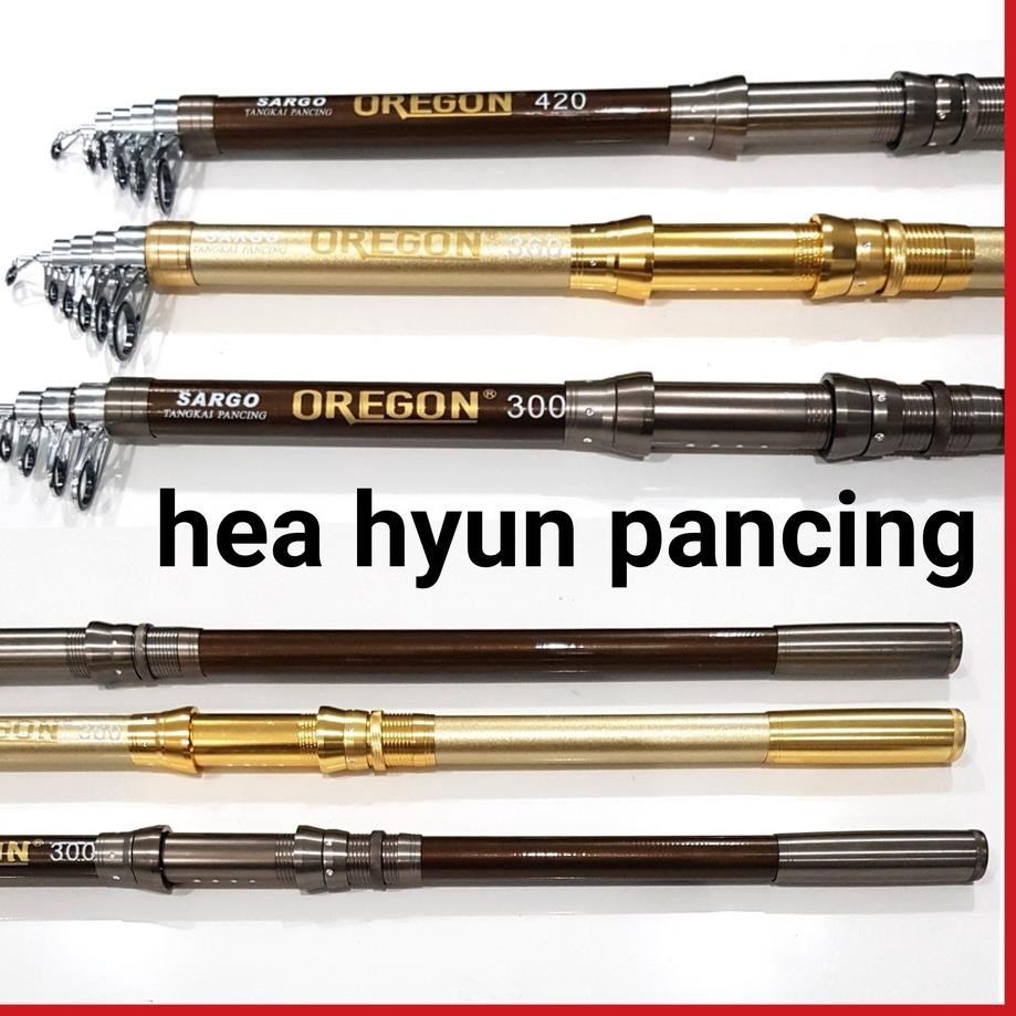 Paling Diminati.. Peralatan pancing joran OREGON SARGO DAN BRIO 300 - 360 - 390 - 420 cm/ 3 - 3,6 -3