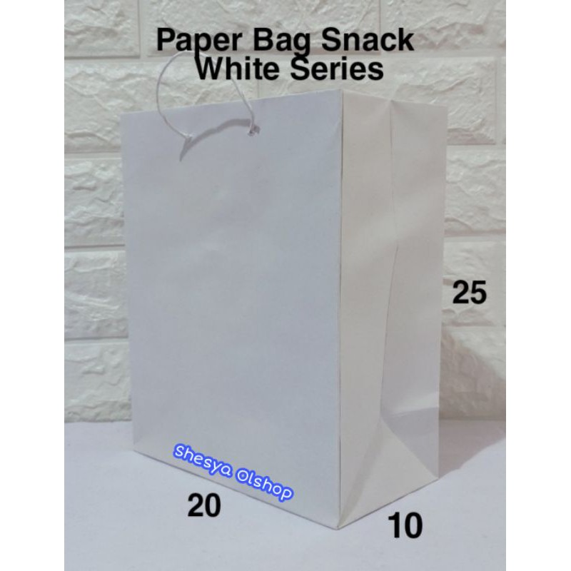 

Paper bag Snack White series (20.10.25)