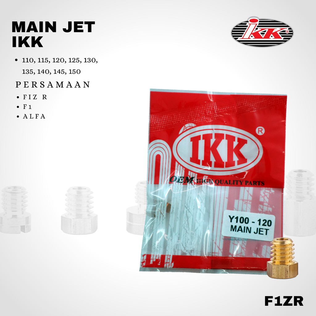 Main jet spuyer IKK fizr f1 F1ZR