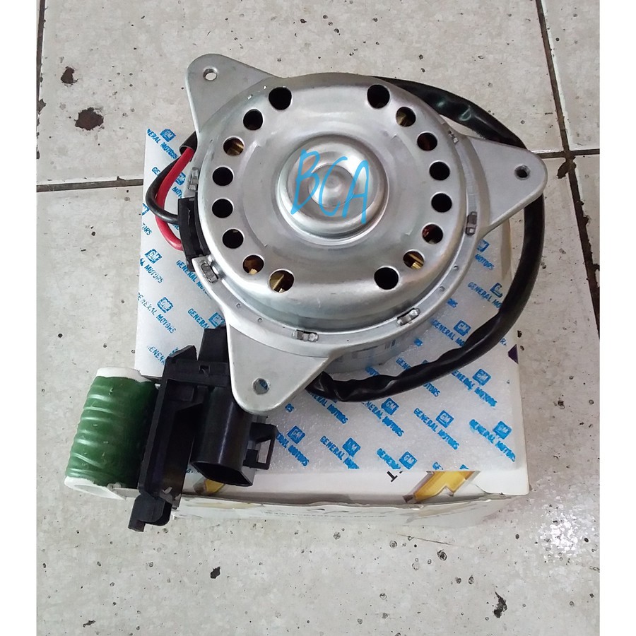 Motor Fan AC MOBIL DAN Radiator Chevrolet Spin Bensin - Baru