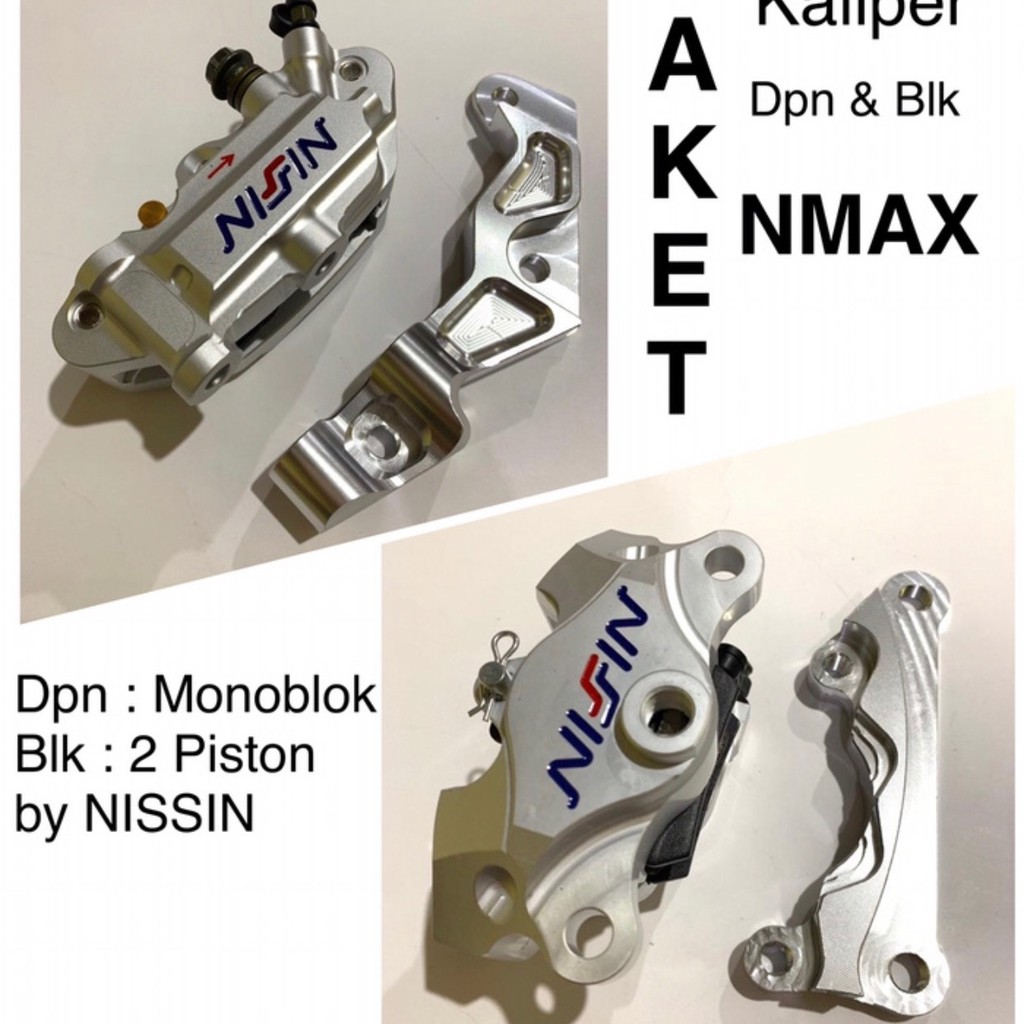 Paketan kaliper set depan belakang nissin / brembo pnp all nmax