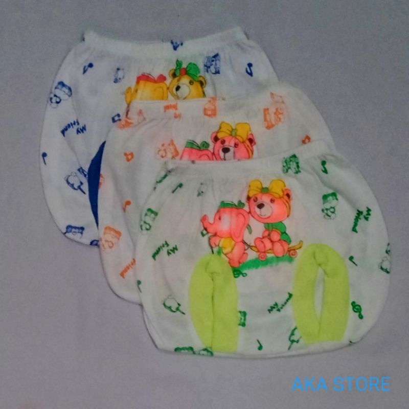 lusinan 12 pcs celana pop putih bayi murah