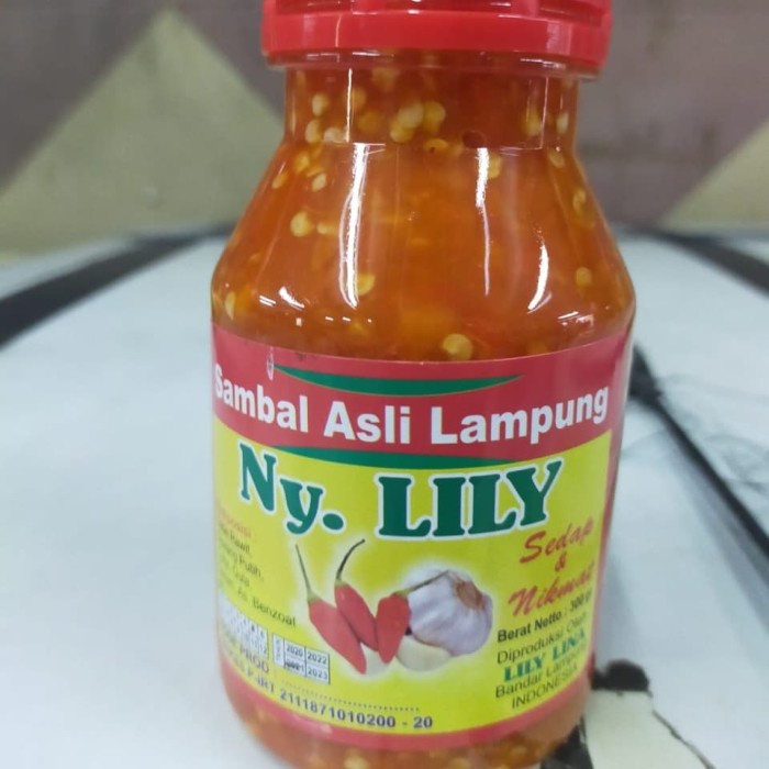 

Jual Sambal Asli Lampung Ny. Lily - 300Gram