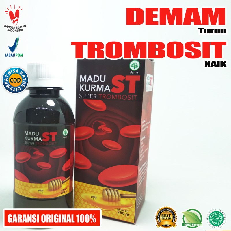 Madu Kurma St Super Trombosit Plus Angkak Herbal Dbd Tipes Maag Dan Lambung Indonesia