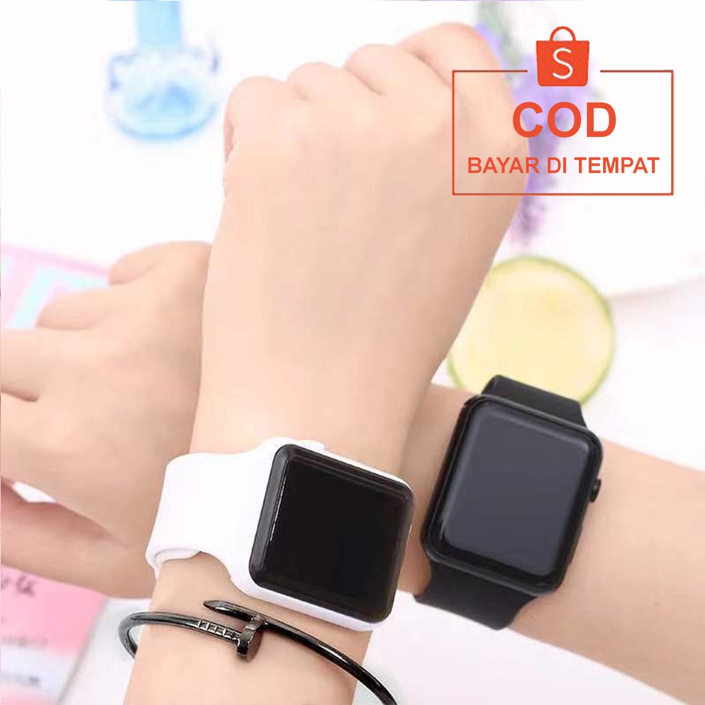 ✅COD Jam Tangan Digital Led Watch Aksesoris Fashion Wanita Pria Cewek Cowok Anti Air Murah Couple Original