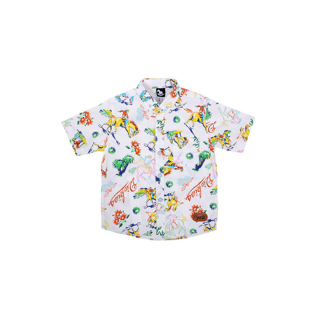 

Inspired27 Kids Shirt - White Floral 10/18