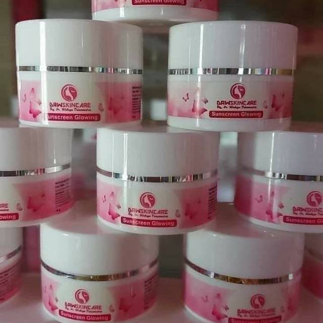 Drw Sunscreen glowing