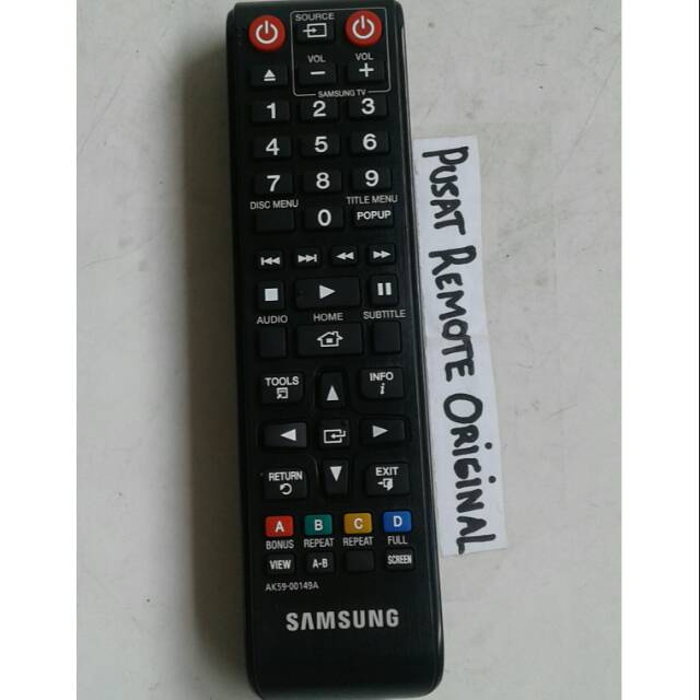 REMOTE REMOT DVD BLU RAY SAMSUNG ORIGINAL ASLI