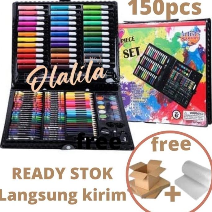 

Crayon Anak 150 Pcs Pensil Warna Alat Lukis Set Crayon Set Kado Ultah