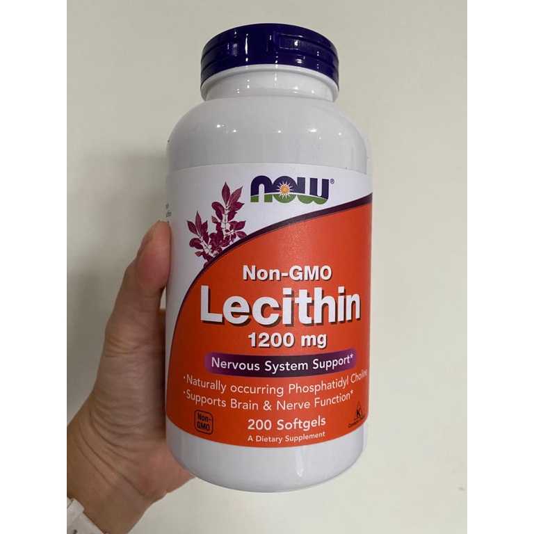 Now Foods Sunflower Lecithin Lecitin1200mg 200 Softgels