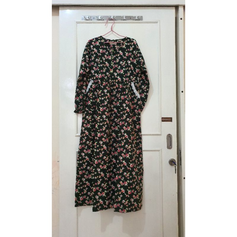preloved ditsy homedress daster katun jepang M