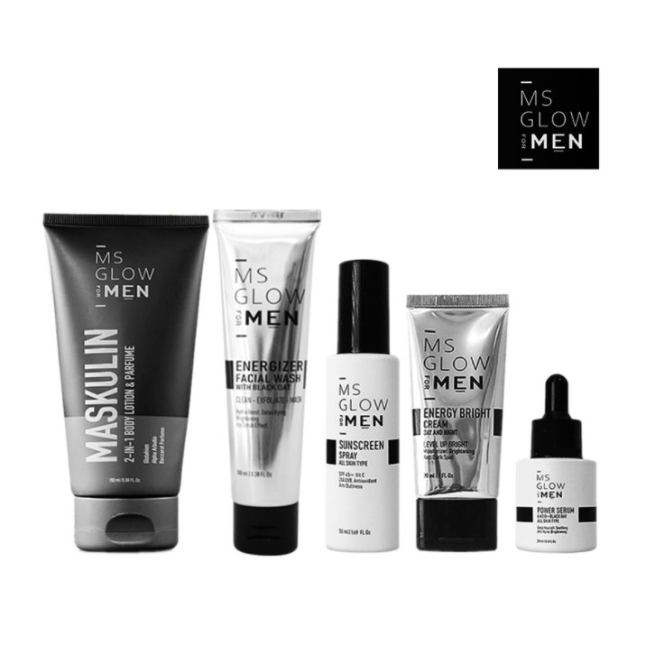 MS Glow For Men (Satuan dan Paket Lengkap) MS Glow Men
