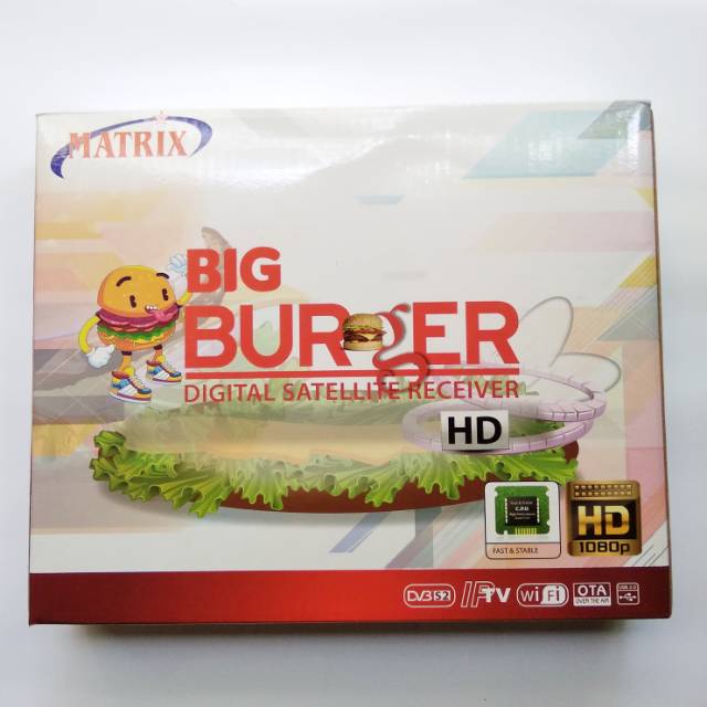 Receiver Parabola Matrix Big Burger HD 8MB